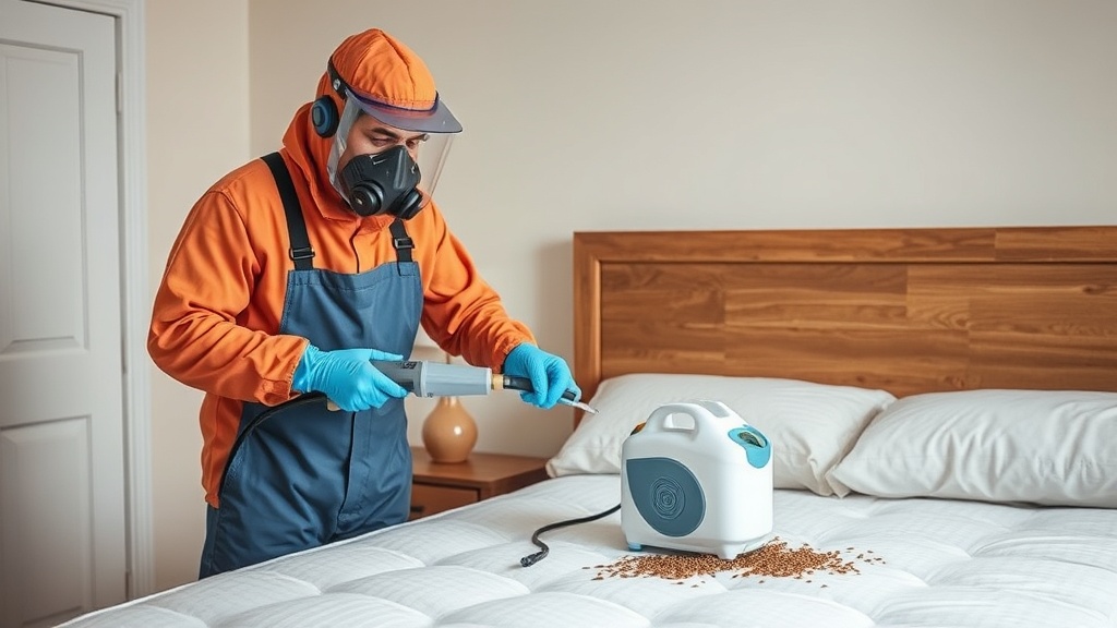 Professional bed bug control Wixom MI - heat treatment for bed bugs